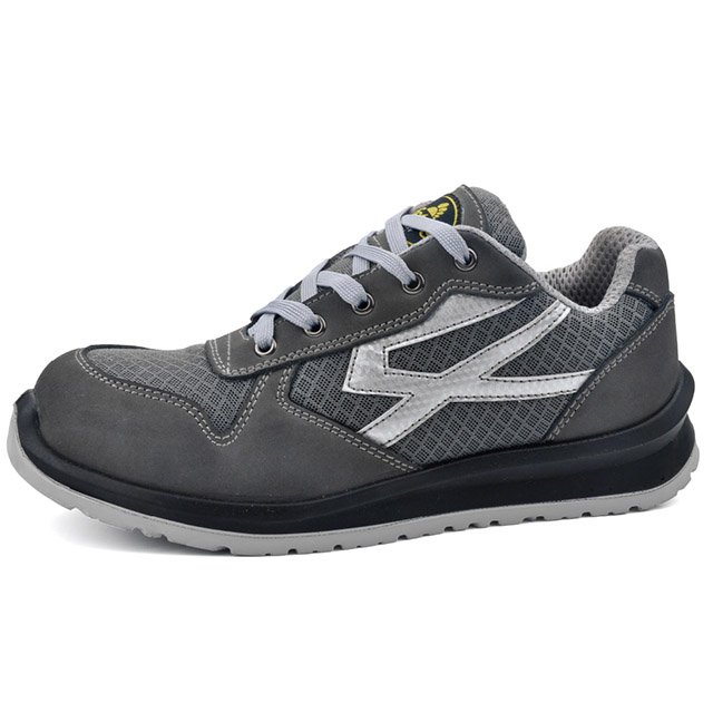 Sapatos de segurança composto sem metal L-7328 cinza