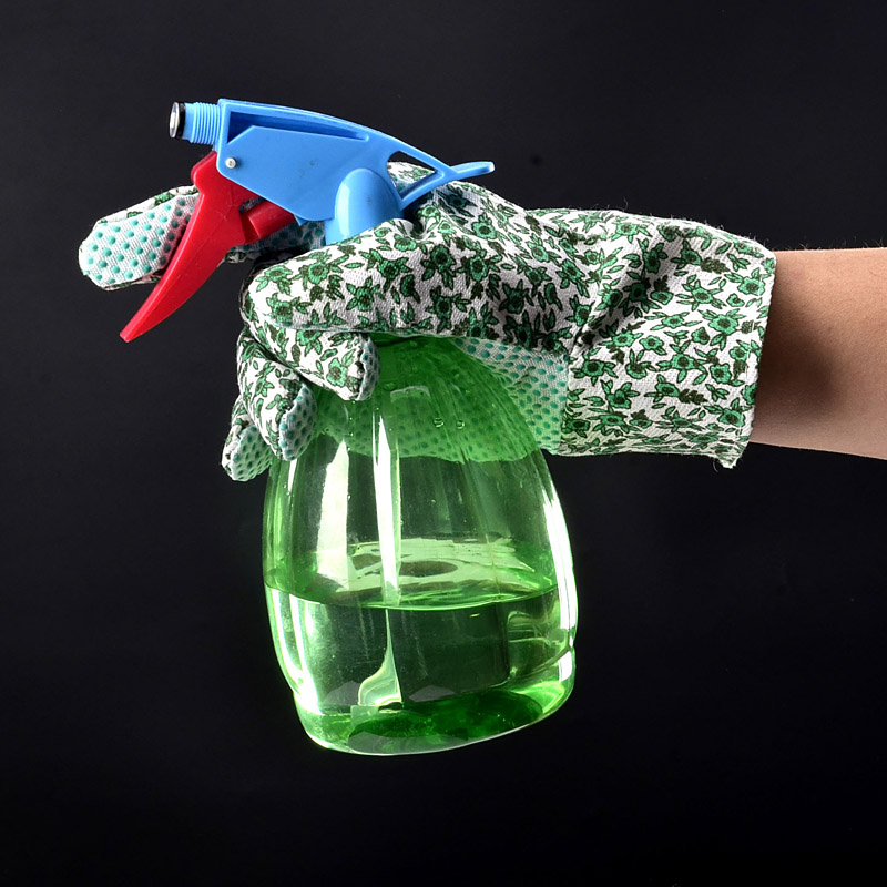 Luvas de trabalho de jardim pontilhadas de PVC FL-5533