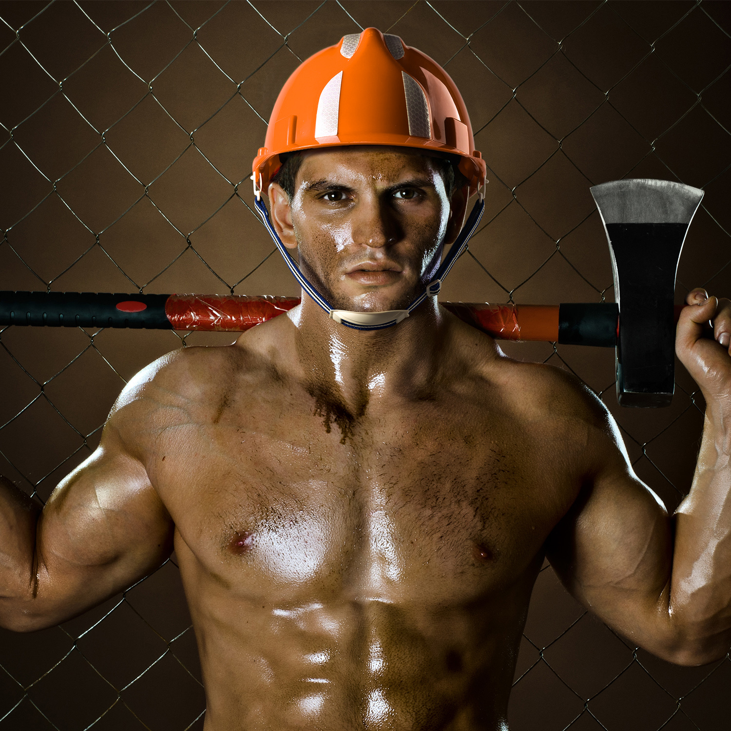 Capacete de Segurança Industrial W-036 Laranja