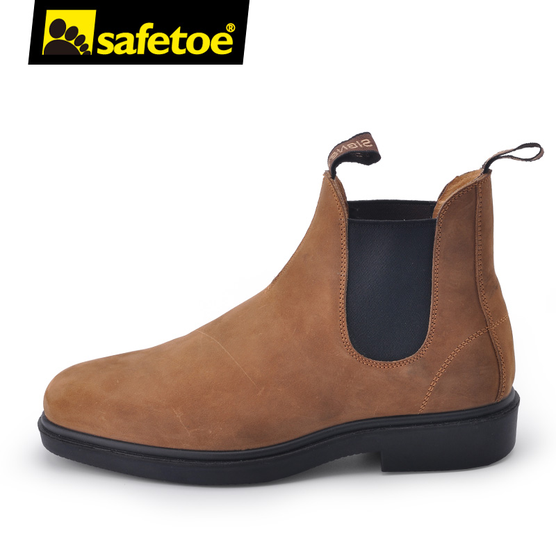 Botas de segurança marrons deslizantes M-8316