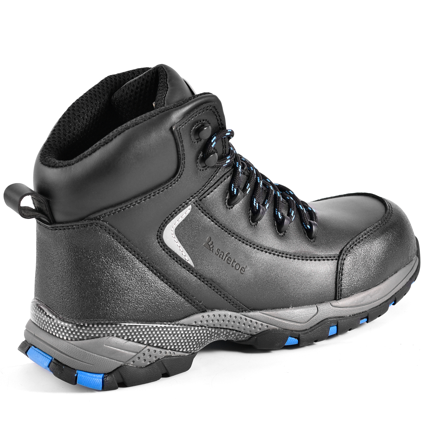 Botas de segurança para minas de petróleo à prova de esmagamento botas de segurança antiestáticas M-8511