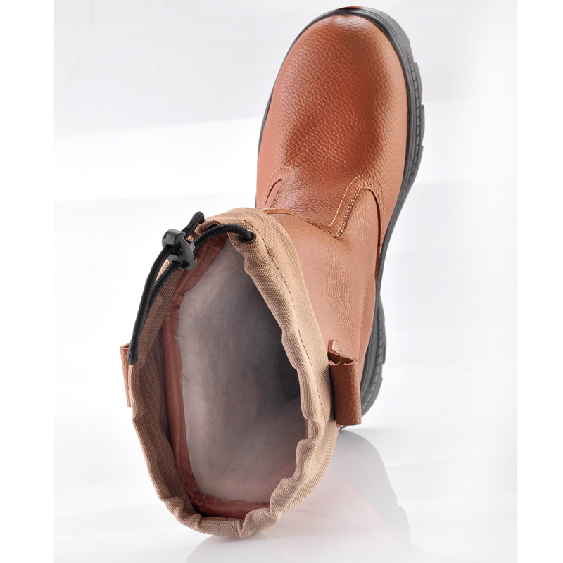 Botas quentes de trabalho de segurança para inverno H-9426 marrom