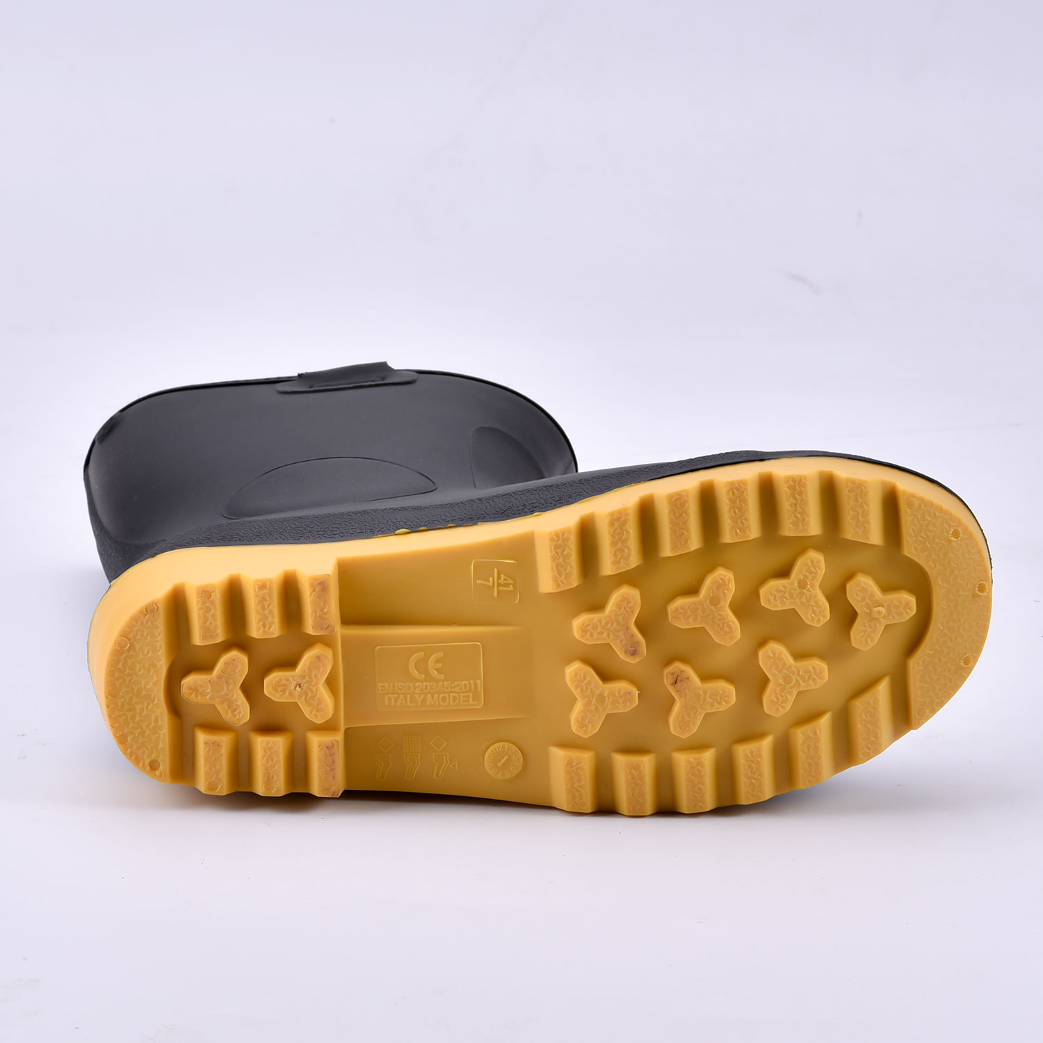 Botas de segurança Wellington pretas W-6037