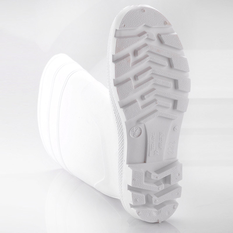 Botas de chuva de PVC para indústria alimentícia W-6036 Branco