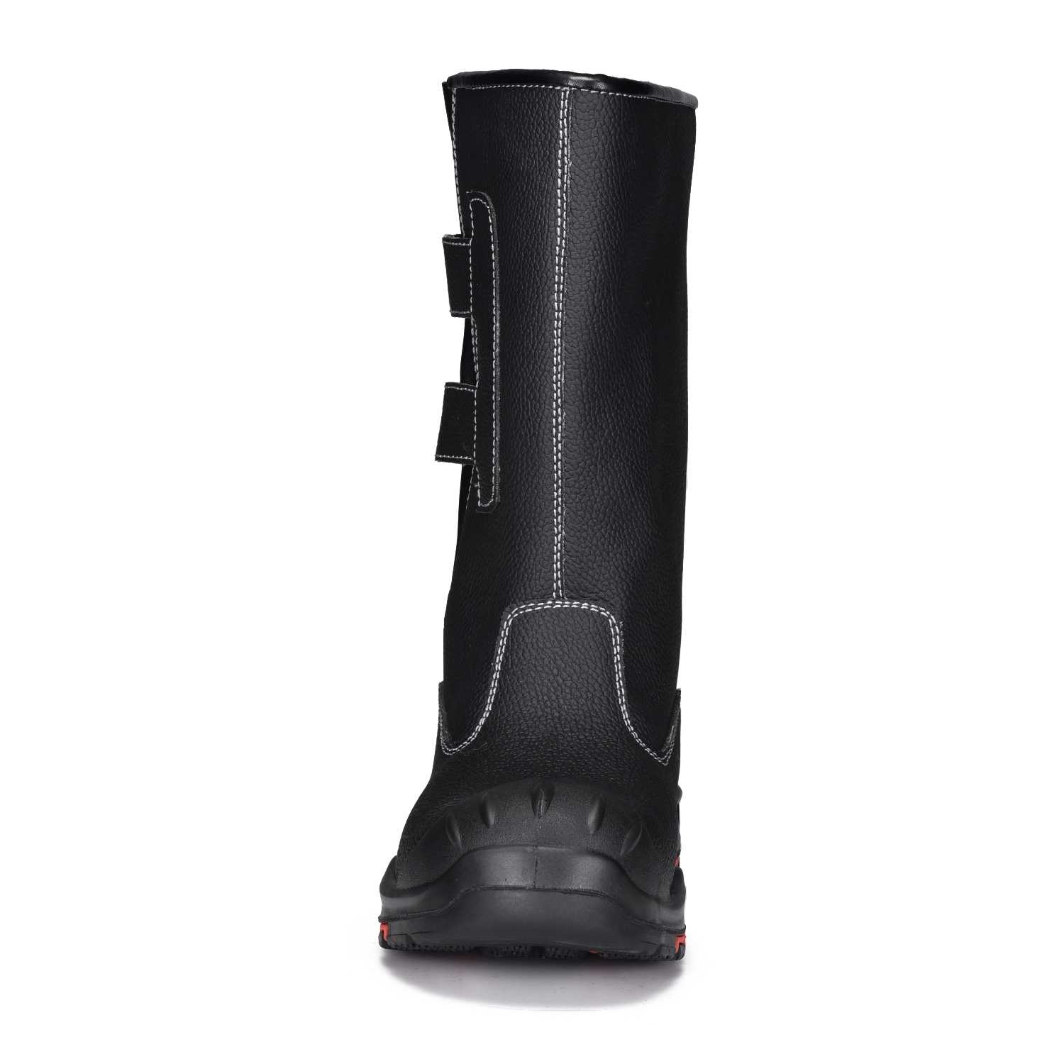 Botas altas de inverno forradas com pele de inverno com biqueira de segurança para clima frio H-9425 inverno