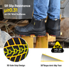 Botas de segurança compostas certificadas pela CSA | Botas de trabalho sem metal M-8025NBK