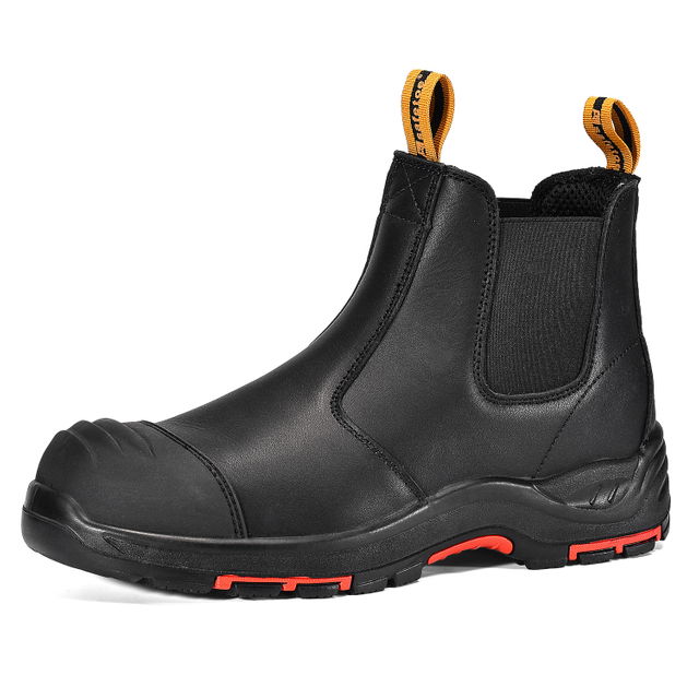 Botas de trabalho de segurança Chelsea Design M-8025NBK