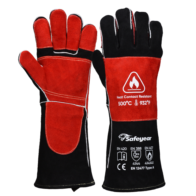 Luvas de soldagem resistentes ao calor FL-1023