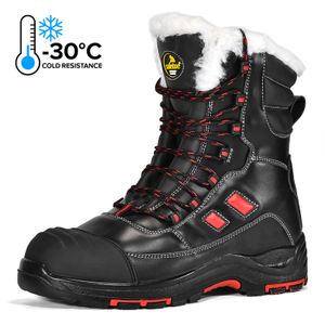 Botas de trabalho de inverno de pele quente prontas para uso H-9550