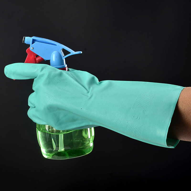 Luvas de Trabalho Resistentes a Produtos Químicos FL-0056 Verde