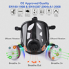 Respirador de segurança facial antiquímico GM8100