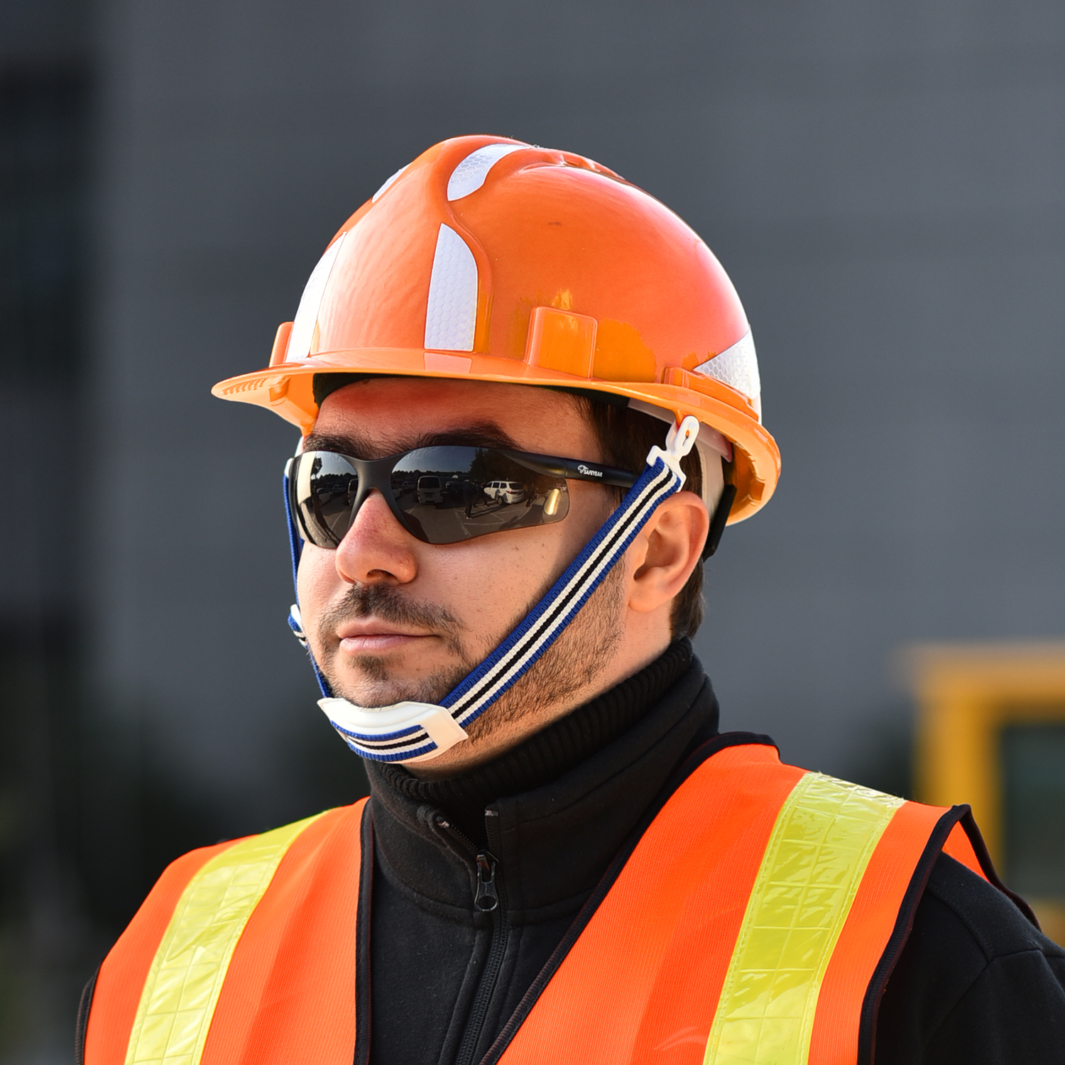 Capacete de Segurança Industrial W-036 Laranja