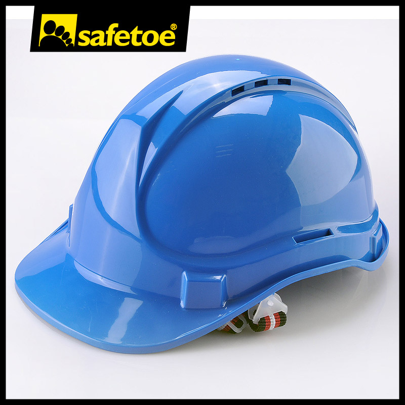 Capacetes de trabalho com botão giratório ajustável W-018 laranja