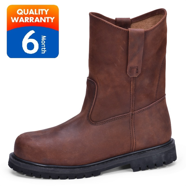 Botas de trabalho altas Rigger da indústria petrolífera H-9441 