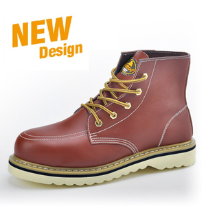 Botas de trabalho com cadarço M-8076 lisa