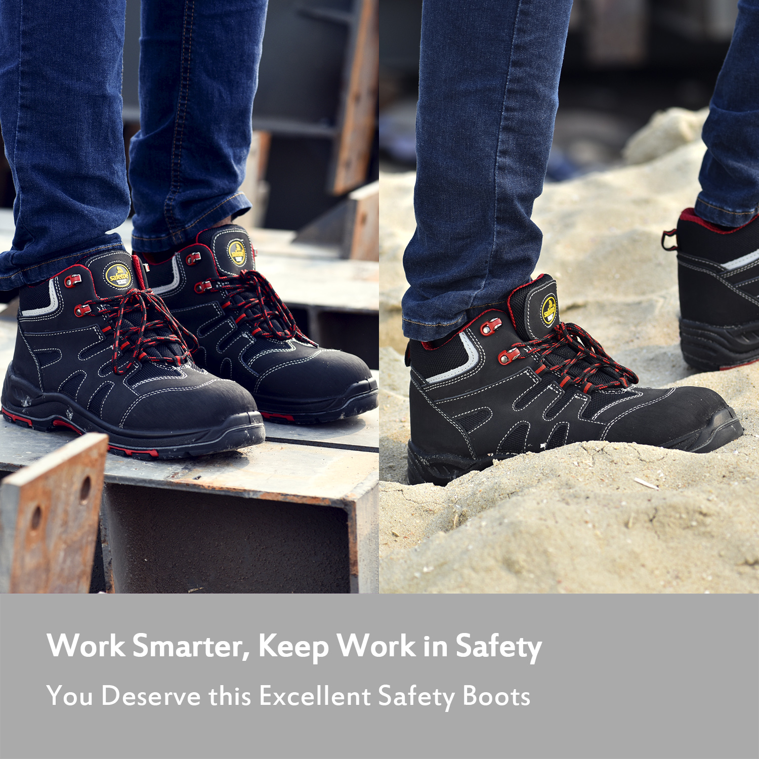 Botas de Trabalho de Segurança Aprovadas M-8350