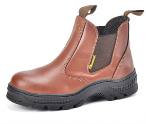 Botas de trabalho resistentes ao calor do revendedor M-8025 marrom de borracha