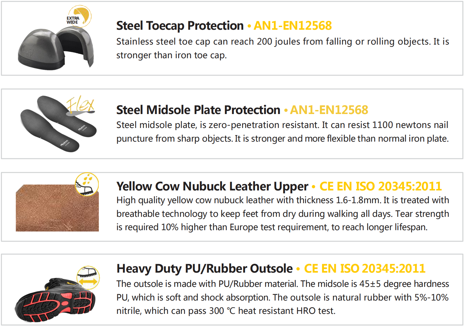 botas de seguran&ccedil;a biqueira de a&ccedil;o