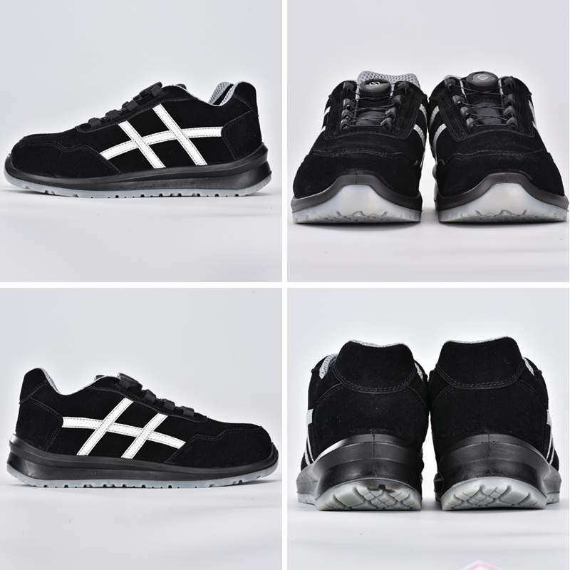 Sapatos de segurança esportivos sem metal S1P com sistema Twist Lock L-7329