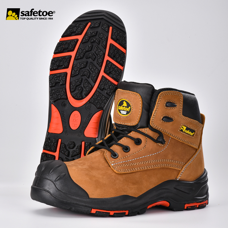 Botas de trabalho M-8356RB sem bico composto sem metal S3