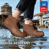 Botas de chuva baixas masculinas W-6050 Brown SteelGuarder