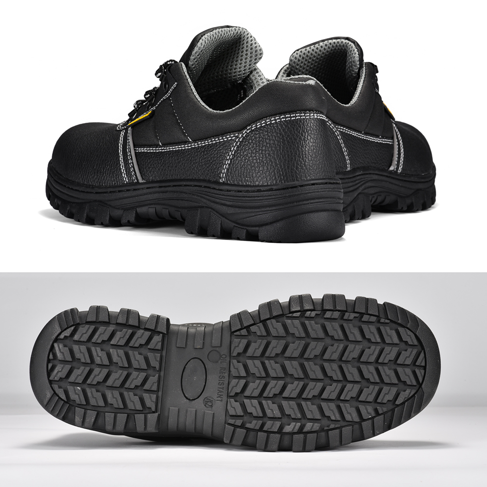 Sapatos de trabalho de segurança com biqueira de aço para mineração L-7006NEW