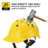 Capacete de segurança de construção ventilado W-018