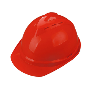 Capacete de trabalho de construção vermelho W-002 