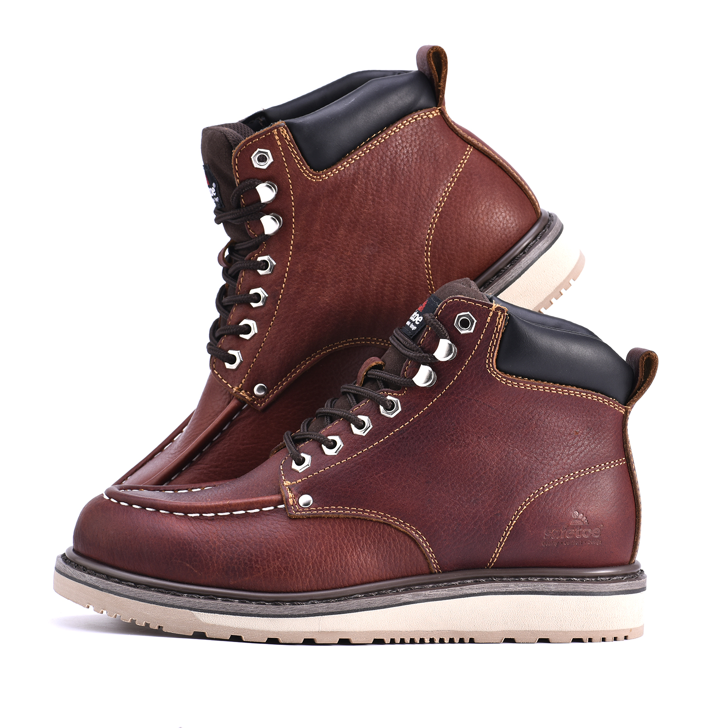 Botas tradicionais de trabalho com cunha M-8076