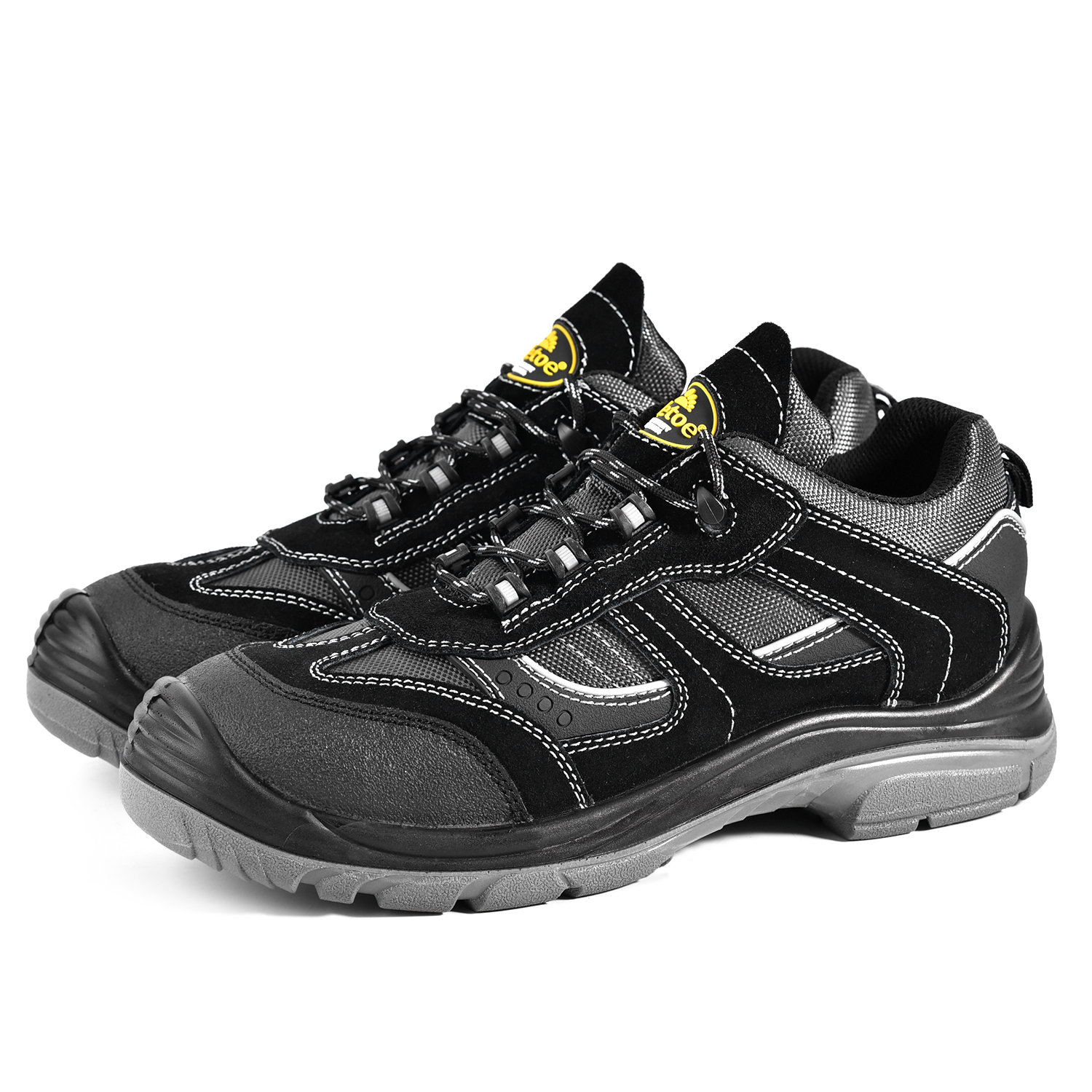 Sapatos de segurança de couro sem metal L-7502