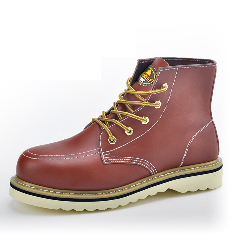 Botas de trabalho com cadarço M-8076 lisa