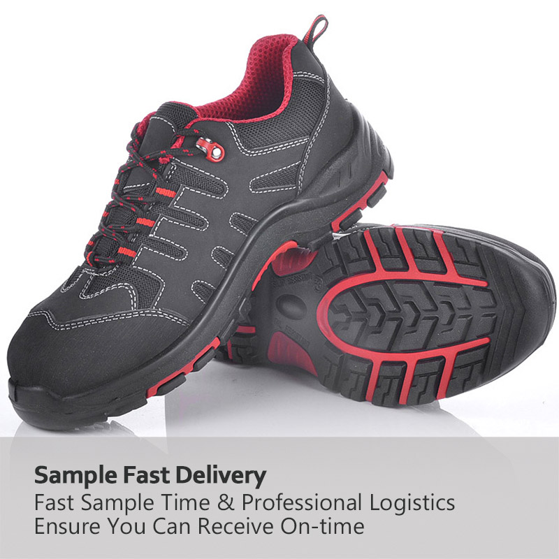 Sapatos de segurança de couro industrial L-7241