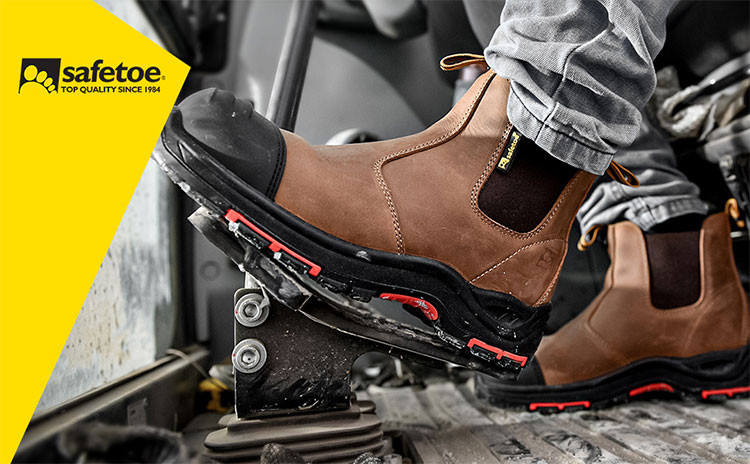 botas de trabalho de couro