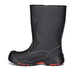 Botas altas de inverno forradas com pele de inverno com biqueira de segurança para clima frio H-9425 inverno