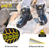 Botas de trabalho de segurança elétrica 18kV EH aprovadas pelo NRCS da África do Sul M-8356RB