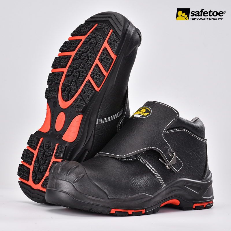 Botas de trabalho de soldagem de segurança para soldador M-8387 overcap