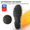 Botas Wellington Ocupacionais - Botas de chuva de trabalho em PVC à prova d'água para uso externo e de limpeza Amarelo
