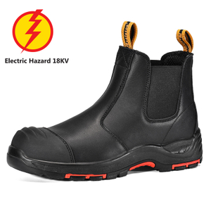 Botas de trabalho à prova d'água com bico composto de segurança isolado