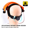 Protetor facial industrial com viseira transparente M-5002A1