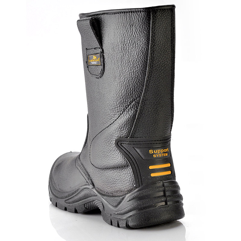 Botas de trabalho de segurança com bico de aço de inverno para homens H-9001