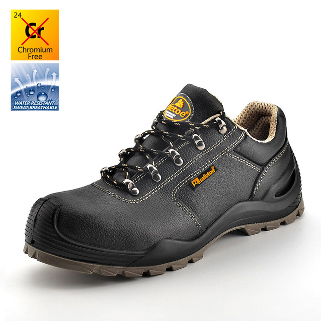Sapatos de biqueira de aço EPI resistente a óleo Site