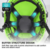 Capacete de segurança florestal com protetor facial e protetores auriculares M-5018