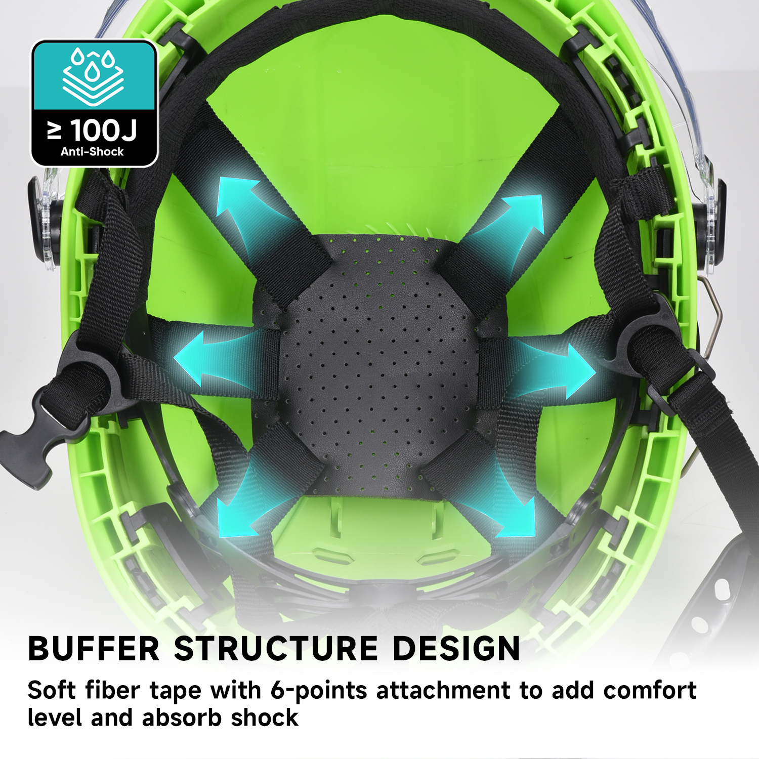 Capacete de segurança florestal com protetor facial e protetores auriculares M-5018