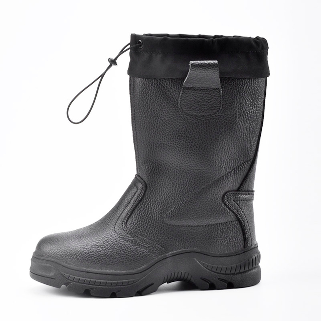 Melhores botas de segurança para soldagem com biqueira de aço sapatos masculinos de segurança para soldador H-9426