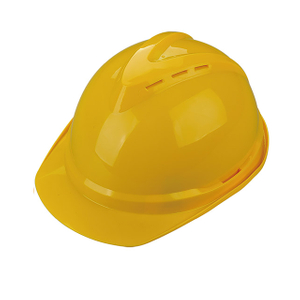 Capacete de segurança industrial amarelo W-002