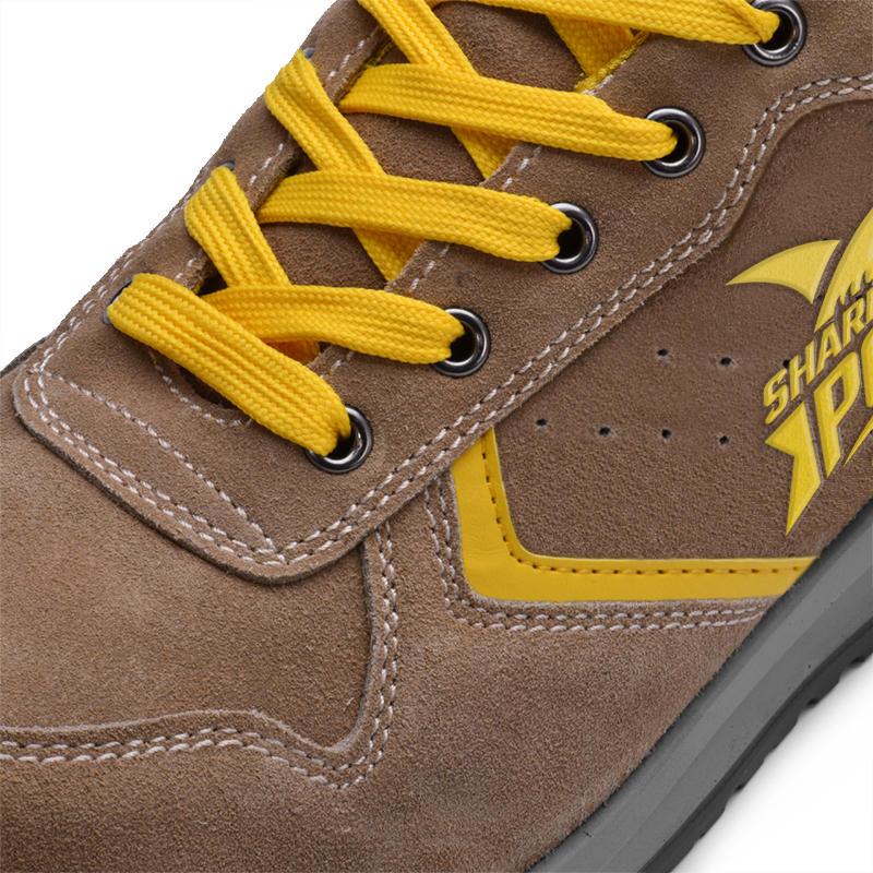 Sapatos de trabalho com biqueira composta L-7328 amarelo