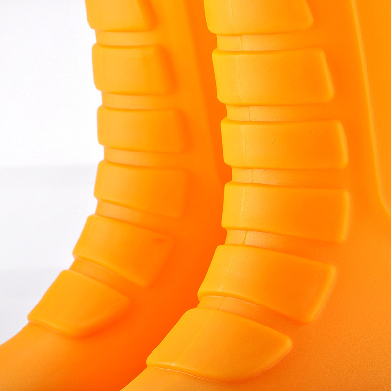 Botas de chuva S5 para serviço pesado W-6038 amarelo