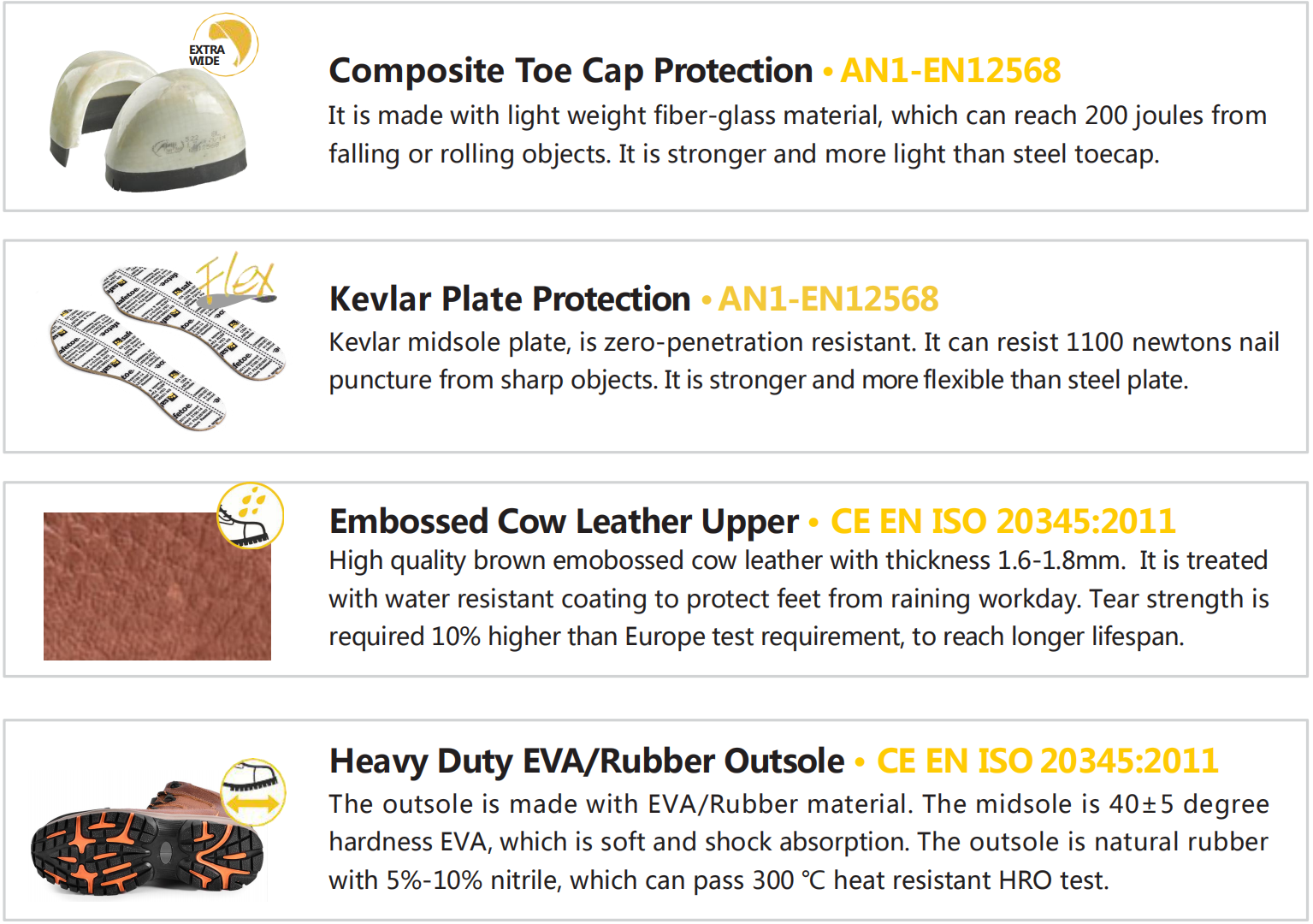 Botas de seguran&ccedil;a industrial