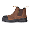 Botas de trabalho de mineração com biqueira de aço com punho de escada aprovadas M-8025NBLG