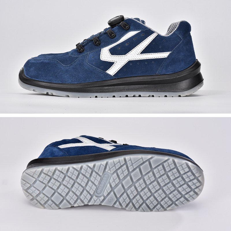 Sapatos de segurança esportivos sem metal com fechamento TLS L-7328